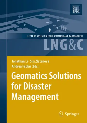Cover of Geomatics Solutions for Disaster Management