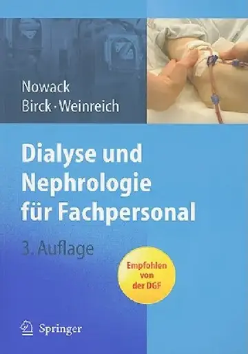 Cover of Dialyse Und Nephrologie Für Fachpersonal
