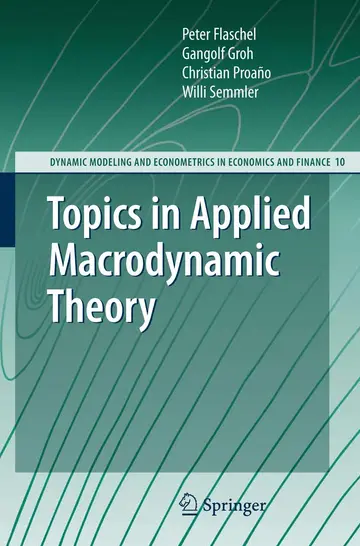 Cover of Topics in Applied Macrodynamic Theory (Hb 2008)