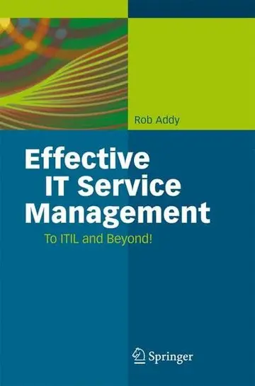 Cover of Effective IT Service Management
