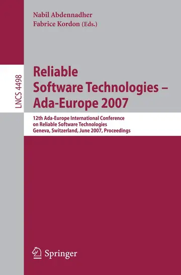 Cover of Reliable Software Technologies - Ada-Europe 2007