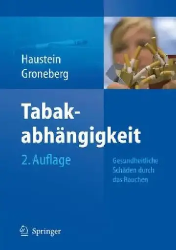 Cover of Tabakabhängigkeit