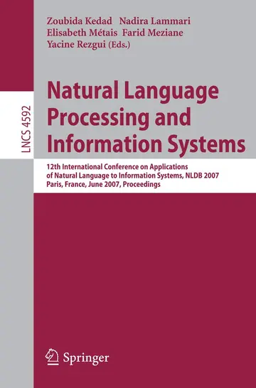 Cover of Natural Language Processing and Information Systems (lecture Notes in Computer Science)