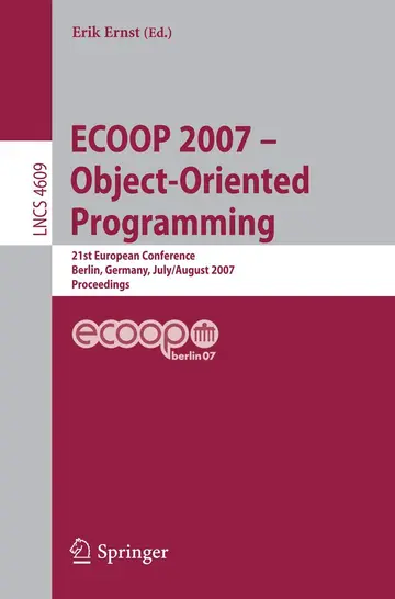 Cover of Ecoop -- Object-oriented Programming