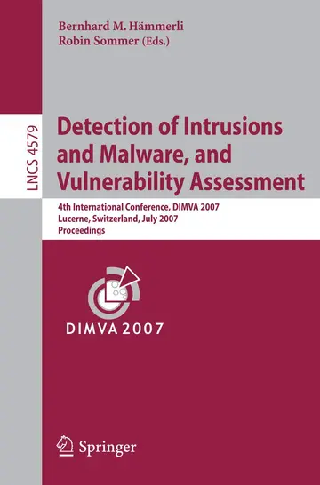Cover of Detection of Intrusion and Malware, and Vulnerability Assessment