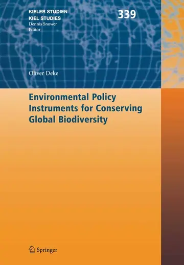 Cover of Environmental Policy Instruments for Conserving Global Biodiversity