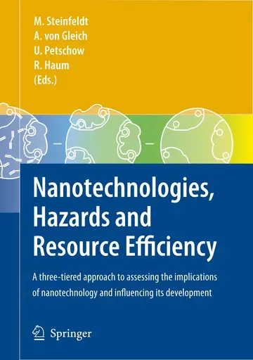 Cover of Nanotechnologies, Hazards and Resource Efficiency