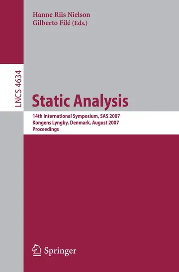 Cover of Static Analysis (pb)