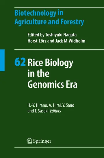 Cover of Rice Biology in the Genomics Era