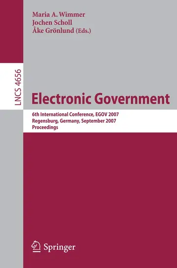 Cover of Electronic Government