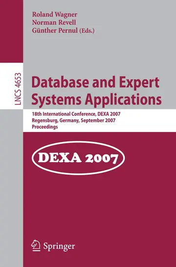 Cover of Database and Expert Systems Applications