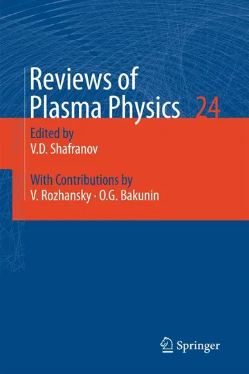 Cover of Reviews of Plasma Physics