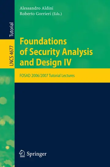 Cover of Foundations of Security Analysis and Design