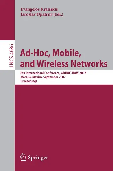 Cover of Ad-Hoc, Mobile, and Wireless Networks