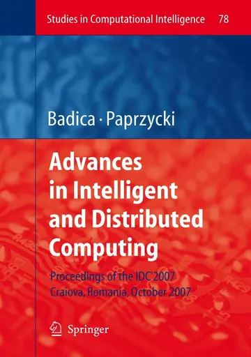 Cover of Advances in Intelligent and Distributed Computing