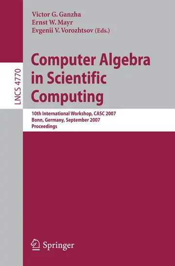 Cover of Computer Algebra in Scientific Computing