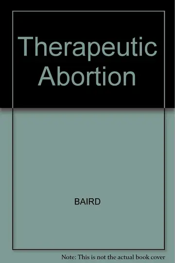 Cover of Therapeutic Abortion