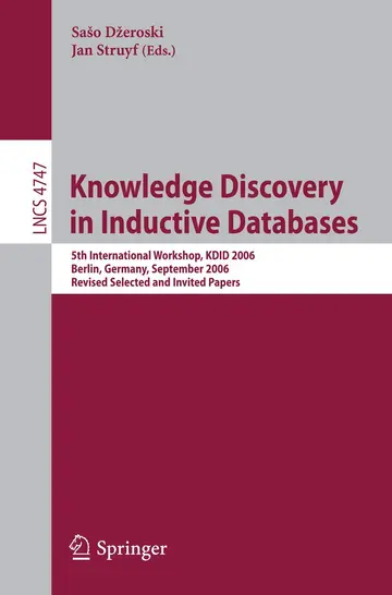 Cover of Knowledge Discovery in Inductive Databases