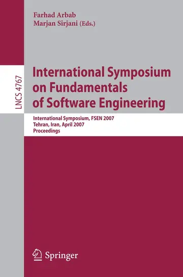 Cover of International Symposium on Fundamentals of Software Engineering