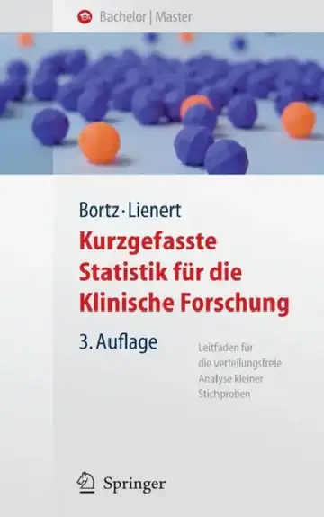 Cover of Kurzgefasste Statistik Für Die Klinische Forschung