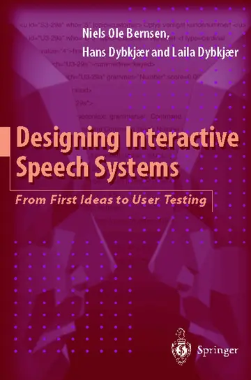 Cover of Designing Interactive Speech Systems