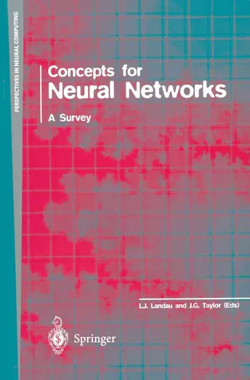 Cover of Concepts for Neural Networks