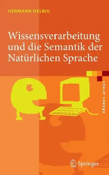Cover of Wissensverarbeitung Und Die Semantik Der Natürlichen Sprache