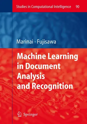 Cover of Machine Learning in Document Analysis and Recognition