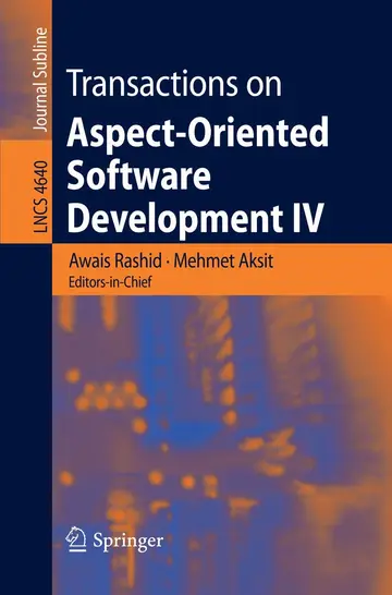 Cover of Transactions on Aspect-oriented Software Development Iv