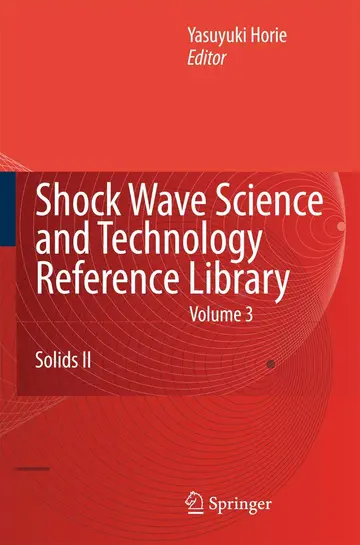 Cover of Shock Wave Science and Technology Reference Library, Vol. 3
