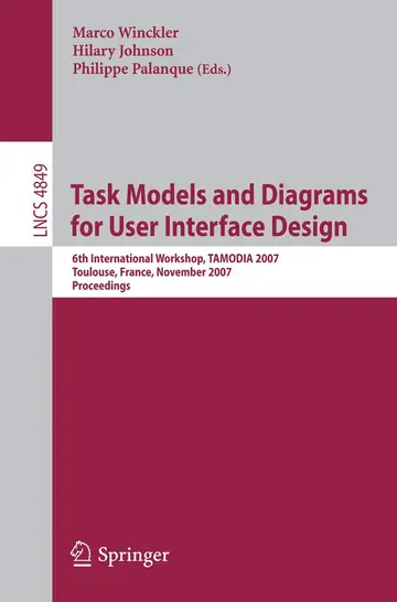 Cover of Task Models and Diagrams for User Interface Design