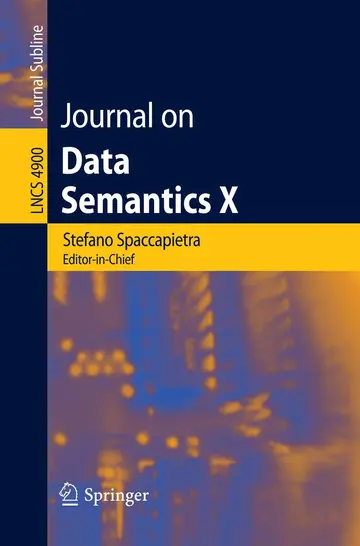 Cover of Journal on Data Semantics X