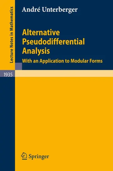 Cover of Alternative Pseudodifferential Analysis