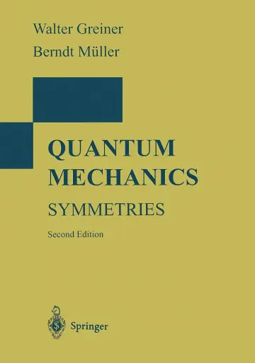 Cover of Quantum Mechanics. Symmetries