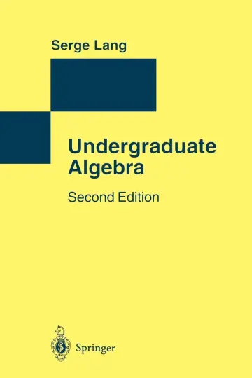 Cover of Undergraduate Algebra