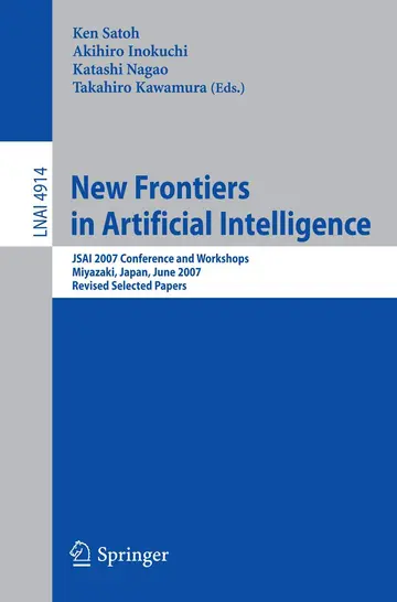 Cover of New Frontiers in Artificial Intelligence