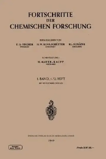 Cover of Fortschritte Der Chemischen Forschung