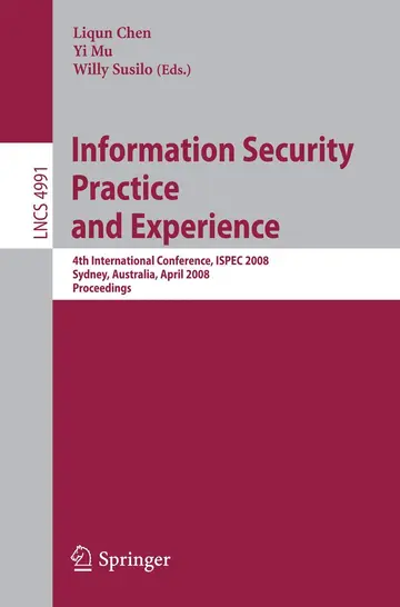 Cover of Information Security Practice and Experience