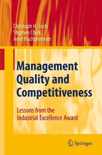 Cover of Management Quality and Competitiveness