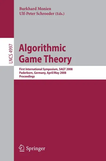Cover of Algorithmic Game Theory