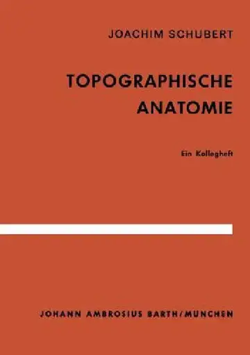 Cover of Topographische Anatomie