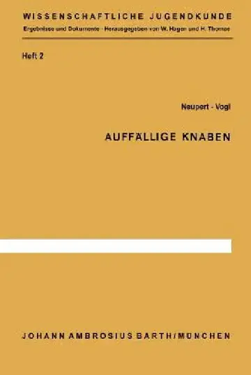 Cover of Auffällige Knaben