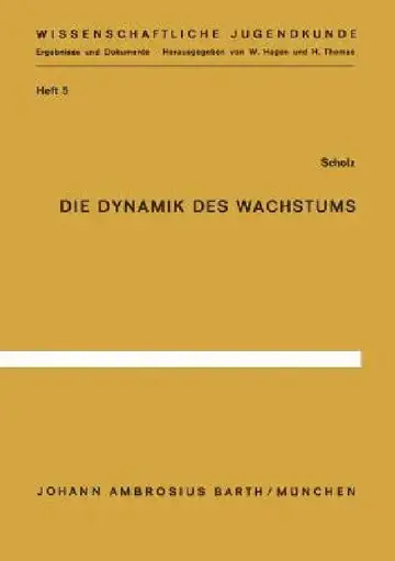 Cover of Die Dynamik Des Wachstums