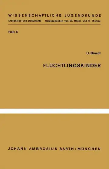 Cover of Flüchtlingskinder