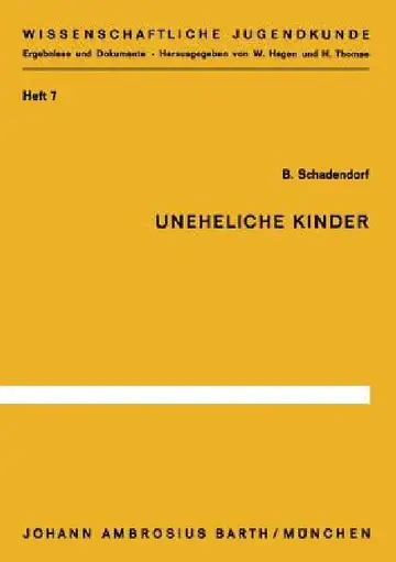 Cover of Uneheliche Kinder
