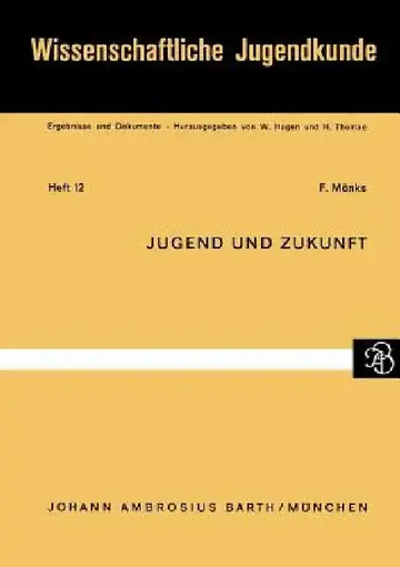 Cover of Jugend Und Zukunft