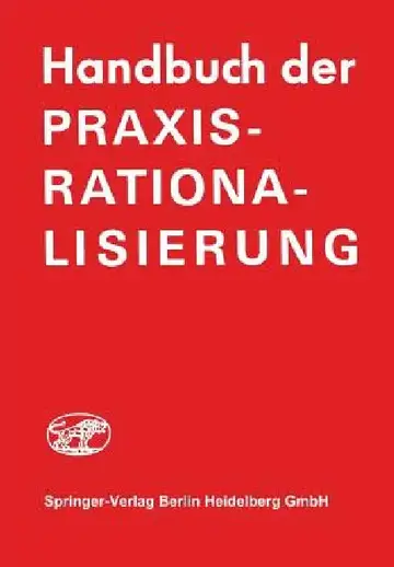 Cover of Handbuch Der Praxis-Rationalisierung