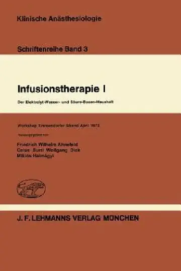 Cover of Infusionstherapie I