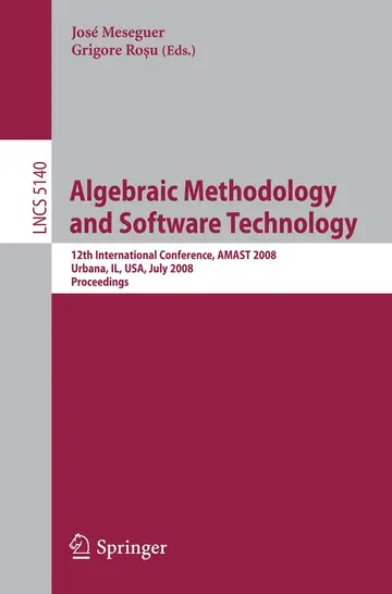 Cover of Algebraic Methodology and Software Technology