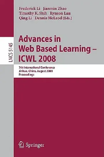 Cover of Advances in Web Based Learning - Icwl 2008